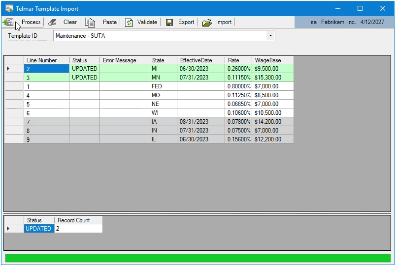 Using the TTI to update SUTA rates Using the TTI to update SUTA rates